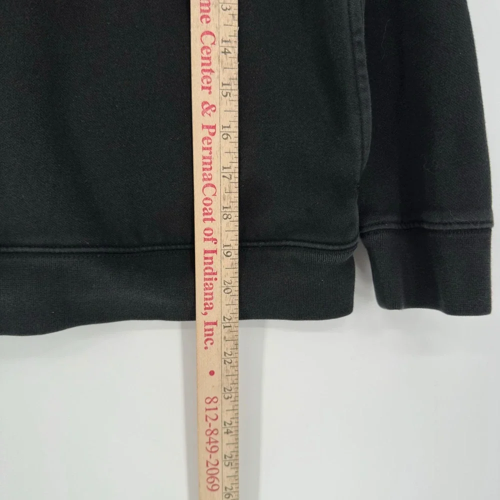 Polo Ralph Lauren Boys Black Multi Color Logo Hoodie Sweatshirt Size M 10-12